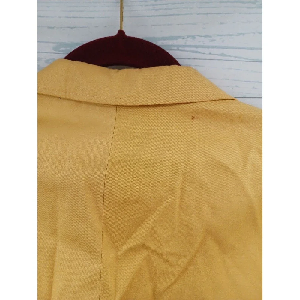 Vtg Thebes Temple 208 Suit Jacket Blazer Sport Coat Mens Sz 48 Mustard Chest 48